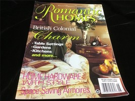 Romantic Homes Magazine June 2001 British Colonial Charm - $12.00