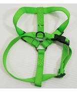 MM) Martha Stewart Pets Green Nylon Dog Adjustable Harness Small Medium - £7.82 GBP