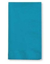Turquoise Dinner Paper Napkins 50 Per Pack Tableware Decorations Party Supplies - £8.75 GBP
