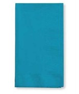 Turquoise Dinner Paper Napkins 50 Per Pack Tableware Decorations Party S... - £8.73 GBP