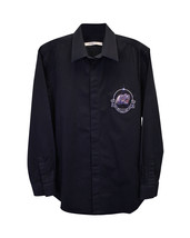 Givenchy Monkey Embroidery Shirt In Cotton Men Blue Size 37 - $190.95