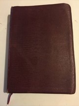 1988 Thompson Chain Reference Bible KJV Kirkbride Bible Red Letter Burg. Leather - £31.21 GBP