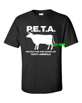 PETA PARODY T SHIRT PEOPLE FOR THE EATING OF TASTY ANIMALS outlaw biker ... - £15.94 GBP