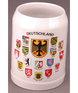 Deutschland Mug/Stien-Made in Germany-Shield Crest Flag-Europe-Beer Coff... - €28,59 EUR