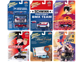 Pop Culture 2023 Set of 6 Cars Release 1 1/64 Diecast Model Cars by John... - £66.92 GBP
