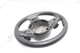 12-18 AUDI A6 C7 STEERING WHEEL 3 SPOKE W/ SHIFT PADDLES E4186 image 3