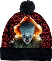 IT! The Movie Pennywise Image Pom Beanie Winter Hat Come Home NEW UNWORN - £15.29 GBP