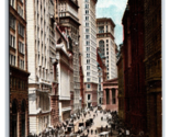 Broad Street View and Curb Brokers New York City NY NYC UNP UDB Postcard... - $3.91