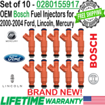 BRAND NEW OEM 10Pcs Bosch Fuel Injectors for 2003 Ford E-550 Super Duty ... - $653.39