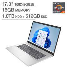 HP 17.3&quot; Touchscreen Laptop - AMD Ryzen 7 7730U - Windows 11 - £613.34 GBP
