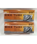 2 NEW Bike Bicycle Tube Tubes 20 x 2-1/8&quot; (1.75 thru 2.125) Puncture Res... - $16.34