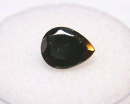Black Shungite 1.07CT 9x7x4.5mm Pear Loose Natural Gemstone NEW - €17,66 EUR
