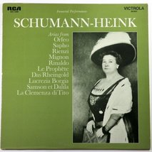 Schumann-Heink: Arias From Orfeo, Sapho, Rienzi, Mignon, Rinaldo, Le Prophete, D - £19.11 GBP