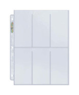 Box of 100 Ultra Pro Platinum Series Pages 6-Pocket - £26.98 GBP