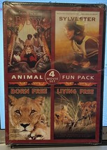 Animal Fun Pack: Buddy/Sylvester/Born Free/Living Free (DVD, 2014) - £11.60 GBP