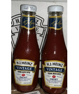 2 H.J. Heinz Vintage 1896 Recipe Ketchup Smoky 14 Oz Sealed Discontinued... - $16.19 CAD