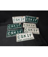 Lot 7 &quot;CSKIF&quot; Sea Skiff ? New Hampshire Vanity License Number Plate Tags... - $1,492.29 MXN