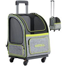 Katziela® Hybrid Adventurer Pet Backpack with Removable Wheels  - £79.92 GBP+