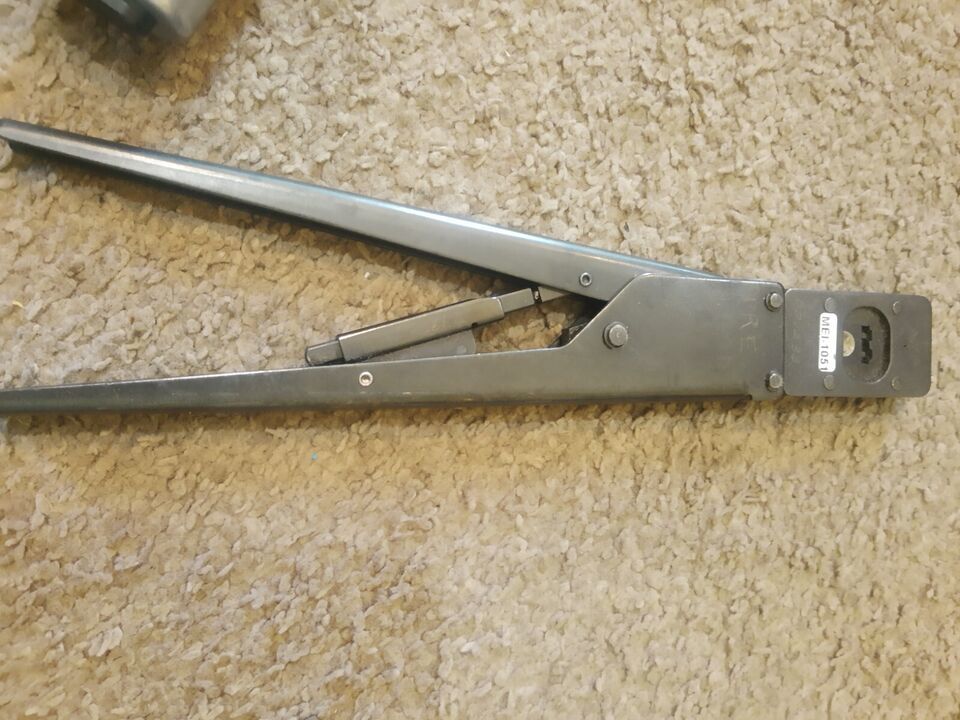 NICE Hand Crimp Crimper AMP Ratcheting Crimper  # 90267-2 w/ head 22-24 ... - $68.39