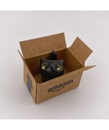 Adorable Tiny Black Wood Cat In A Box Desk Figurine - $8.14