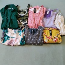 Woman&#39;s Clothing Lot M Tops Blouses Mini Dresses Office Career Business - £31.46 GBP