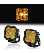 Diode Dynamics Stage Series 3&quot; SAE Fog Yellow Amber LED Aluminum Light P... - $3,719.19 MXN