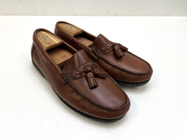 Florsheim DRESS SHOES 9 1/2 W Leather Loafers FLS tassel tassle casual slip on - £8.01 GBP