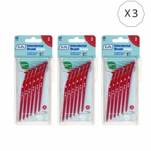 3 x TePe Angle Angled Intermediate Brush Red 0.5 mm 6 pcs  - £26.37 GBP