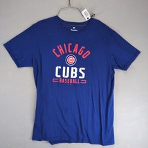 Chicago Cubs Baseball Men&#39;s L Graphic T-Shirt  Fanatics Blue Short Sleev... - $20.00