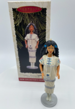 Native American Indian Barbie Doll Hallmark Keepsake Ornament 1996 Vintage  - £3.72 GBP