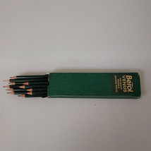 Vintage 1980 Berol Venus Drawing Pencils 4H Cardboard Box 50936328 Black... - $26.00