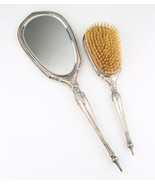 Vintage George Webster Co Sterling Silver Vanity Set (535g) Hand Mirror ... - €432,52 EUR