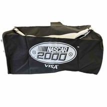 NASCAR 2000 VISA MBNA America Corp Gym Bag Black &amp; White Nylon - £12.89 GBP