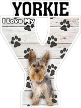 I Love My Yorkie Fridge Magnet - $8.49