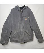Carhartt J141029 Sherpa Lined Sierra Jacket Faded Gravel Grey Distressed... - $79.99