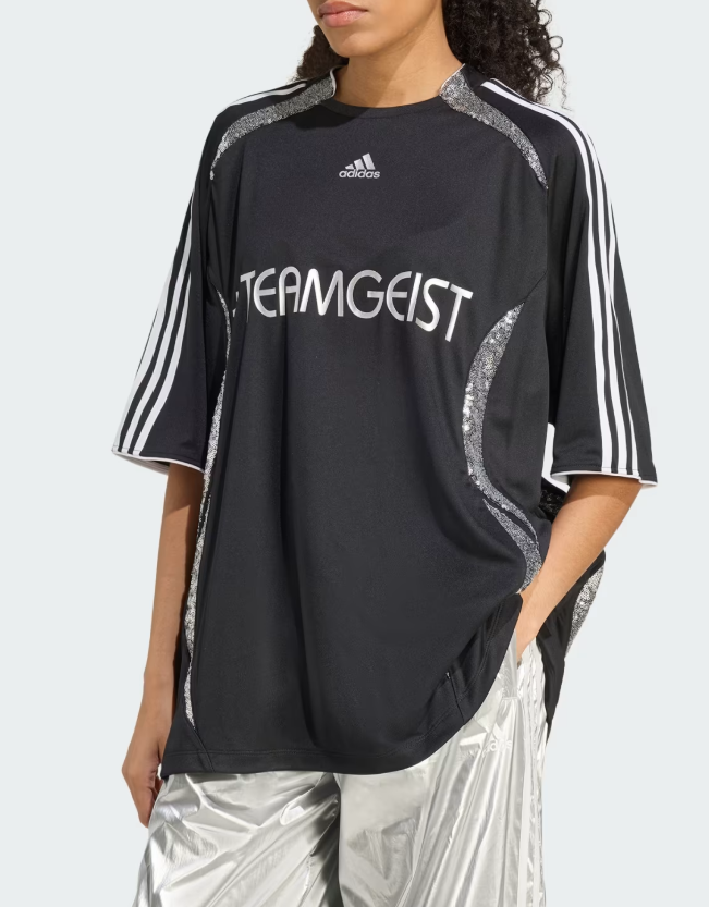 adidas Originals Oversized Jersey Women&#39;s Lifestyle Casual Top AsiaFit K... - $105.21