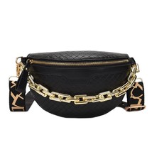 Luxury Women Shoulder Bag High Quality Waist Bag Thick chain Shoulder Crossbody  - £20.26 GBP