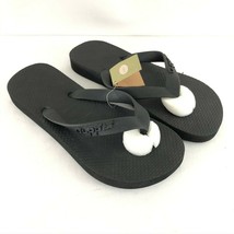Clippli Womens Sandals Flip Flops Slides Thong Rubber Black Size 5/6 - $9.74
