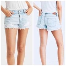American Eagle AEO Tomgirl Shortie Button Fly Shorts Size 2 - £23.54 GBP