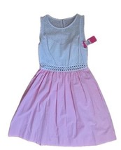 LILLY PULITZER Alma Havana Pink Cotton Dress Pink White Stripe Size 00 NWT - $1,522.72 MXN