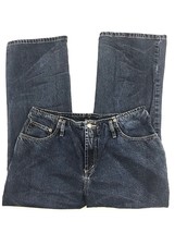 Xhilaration Womens Jeans Sz 11 Capri Denim Dark Wash Mid Rise - £6.64 GBP