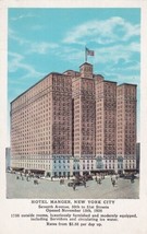 Hotel Manger New York City NY Postcard A01 - £2.38 GBP