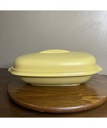 Vintage Tupperware 1273-5 Harvest Gold Vegetable Rice Steamer Strainer 3... - $14.01