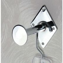 3"L Dressing Room Hook w/ Disk End /Chrome 4 pK - $11.92