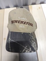 Winchester Signatures Cap Hat Embroidered Camo Bill Metal Adjustable Gol... - $64.35