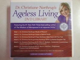 DR. CHRISTIANE NORTHRUP&#39;S AGELESS LIVING DVD LIBRARY 6 DISC SET 2015 PBS... - $12.75
