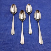 Wallace Lotus 18/8 Stainless Steel Set 4 Tablespoon Oval Spoon Flatware ... - £35.07 GBP