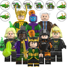 8Pcs Loki Minifigure Sylvie Kang Mobius TVA Agent Kang the Conqueror Min... - $24.89