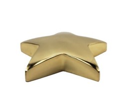 Vintage Solid Brass Star Paperweight WNN Taiwan - £11.80 GBP
