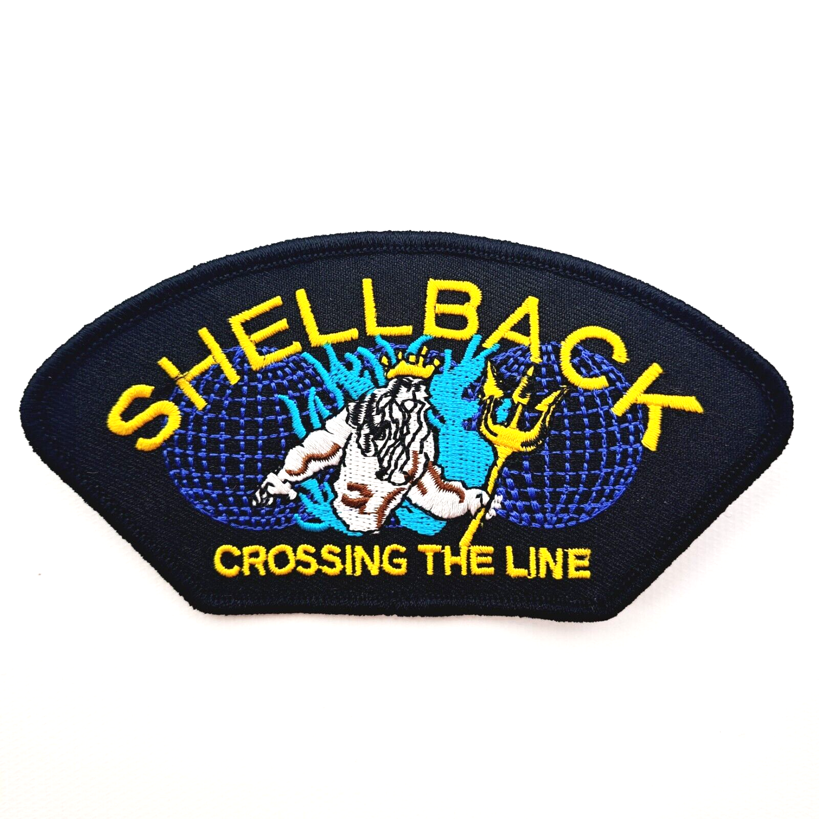 Shellback Crossing the Line Embroidered Patch for Caps Jackets - $4.95